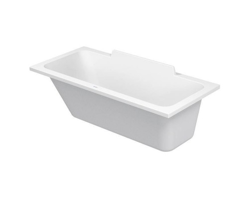 Duravit DuraSquare Ванна 160х70x48см,, прямоугольная, встраиваемая или версия с панелями и ножками, с наклоном для спины слева, цвет белый наклоном для спины справа, цвет: белый. 790100000000000,  790289000001000,  700292000000000