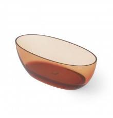 Dea Design Nature Ванна 170х80х55см., отдельностоящая, Glasstek, прозрачная смола, цвет: Sunset R1. DD8647 1700 R1