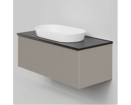 Тумба под раковину со столешницей La Fenice Terra 100 подвесная, cappuccino, бежевая матовая, столешница черный мрамор Тумба под раковину со столешницей La Fenice Terra 100 подвесная, cappuccino, бежевая матовая, столешница черный мрамор