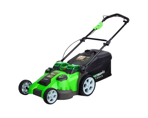 Газонокосилка аккумуляторная Greenworks G40LM49DB Twin Force (без АКБ и ЗУ) Газонокосилка аккумуляторная Greenworks G40LM49DB Twin Force (без АКБ и ЗУ)