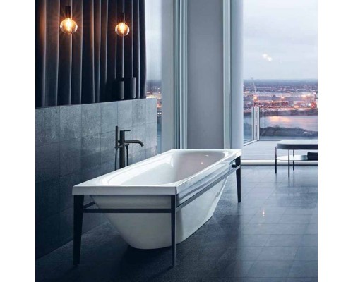 Duravit XViu Ванна отдельностоящая 180х80см, акриловая бесшовная панель, слив-перелив,, цвет: матовый черный. 700443000B20000 Duravit XViu Ванна отдельностоящая 180х80см, акриловая бесшовная панель, слив-перелив,, цвет: матовый черный. 700443000B20000