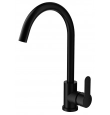 Смеситель для кухни Wonzon   Woghand WW-AE4554-MB матовый черный