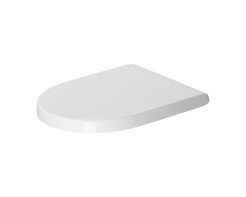 Duravit Starck 3 Сиденье для унитаза, с микролифтом, цвет: белый/нержавеющая сталь. 0063890094 Duravit Starck 3 Сиденье для унитаза, с микролифтом, цвет: белый/нержавеющая сталь. 0063890094