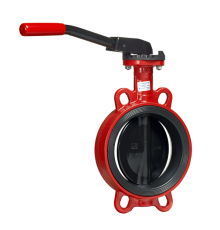 Затвор дисковый поворотный ADL Гранвэл - ЗПТЛ - FLN(w)-5-125-MRR-НТ, Ду125, Ру16, межфланцевый, с рукояткой. BD01M84595