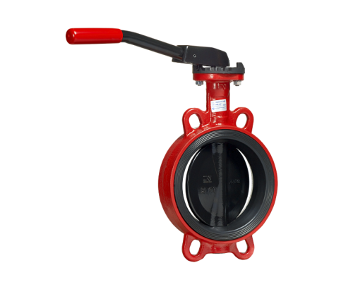 Затвор дисковый поворотный ADL Гранвэл - ЗПТЛ - FLN(w)-5-125-MRR-НТ, Ду125, Ру16, межфланцевый, с рукояткой. BD01M84595