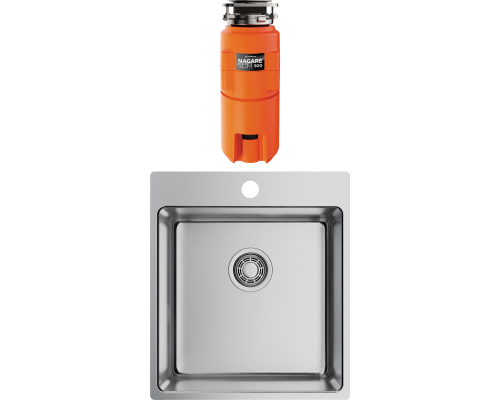 Комплект Мойка кухонная Omoikiri Amadare 45-IN + Измельчитель Nagare slim 900