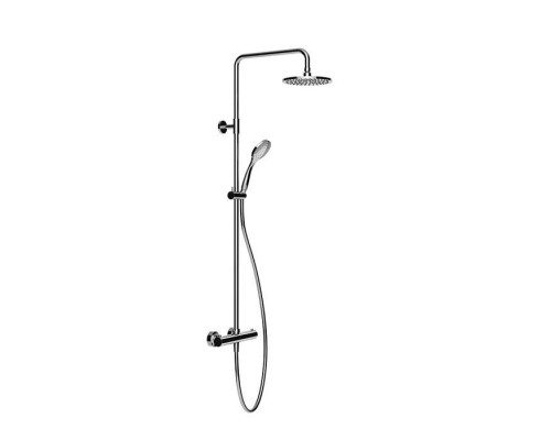Gessi Emporio shower Душевая система, с верхним душем, термостатическим смесителем, штанга, шланг, ручно душ, цвет: хром. 35181#031 Gessi Emporio shower Душевая система, с верхним душем, термостатическим смесителем, штанга, шланг, ручно душ, цвет: хром. 35181#031