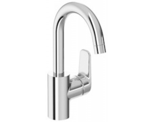 IS B1716AA Ceraflex Смеситель для раковины 191 мм, CLICK, HWTC, со сливным гарн. (пл.), ∩ излив, 5 л B1716AA