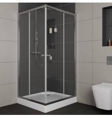 Душевой уголок Bauedge Stil Hit 90x90, с поддоном, профиль хром