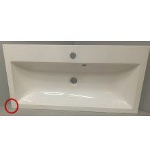 SaleAqwellaInf.08.04.D Инфинити Раковина мрамор 800х400х60 мм, с отв. под смес., с отв. перел. SaleInf.08.04.D_1091