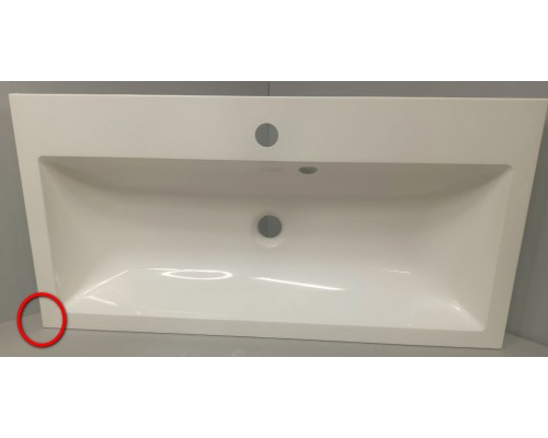 SaleAqwellaInf.08.04.D Инфинити Раковина мрамор 800х400х60 мм, с отв. под смес., с отв. перел. SaleInf.08.04.D_1091