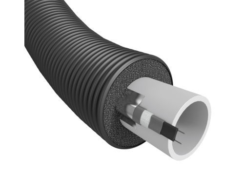 Трубы водоснабжения с греющим кабелем Flexalen 600 FV+RS125A40-FPC FV+RS125A40-FPC