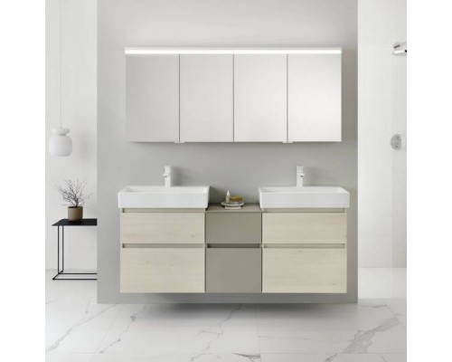 Burgbad Lin20 Комплект мебели 166х37х71см, подвесной, с раковиной, с 2 ящиками, цвет: Merino oak decor. SPQK160F5354, SGHB063F5354C0001*1, USIU040F5379 Burgbad Lin20 Комплект мебели 166х37х71см, подвесной, с раковиной, с 2 ящиками, цвет: Merino oak decor. SPQK160F5354, SGHB063F5354C0001*1, USIU040F5379