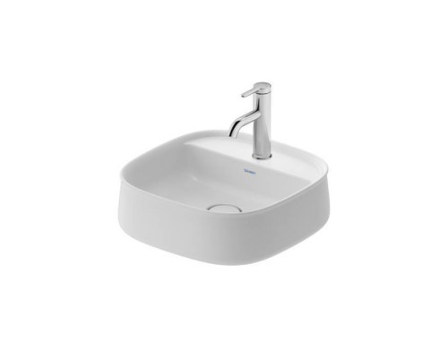 Duravit Zencha Раковина 42х42х14см., накладная, 1 отв., цвет: белый глянцевый. 2374420071