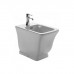 Globo Relais Биде напольное 56x36x43см., 1 отв., с креплением, цвет: белый. RE009.BI*1