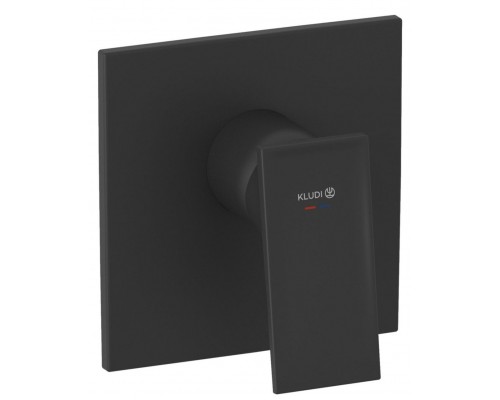 Kludi 547553975 DECUS Встраиваемый смеситель для душа, SLIM.BOXX 88022 черный мат 547553975