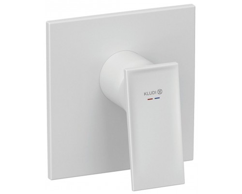 Kludi 547555375 DECUS Встраиваемый смеситель для душа, SLIM.BOXX 88022 белый мат 547555375