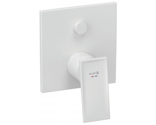 Kludi 547595375 DECUS Встраиваемый смеситель для ванны и душа, SLIM.BOXX 88022 белый мат 547595375