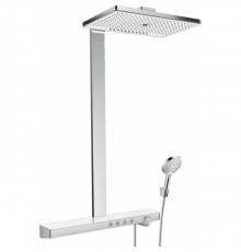 Hansgrohe Rainmaker Select Душевая стойка с термостатом, ручным и верхним душем 46х30см., цвет: хром. 27106400