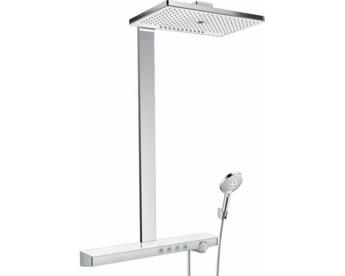 Hansgrohe Rainmaker Select Душевая стойка с термостатом, ручным и верхним душем 46х30см., цвет: хром. 27106400