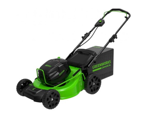 Газонокосилка аккумуляторная самоходная Greenworks 82V,51 см, б/щ (АКБ 5 Ач. и ЗУ)