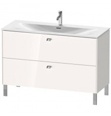 Duravit Brioso База напольная 122x47.9x68.5см с раковиной, 2 ящика, цвет: глянцевый белый. 2344120000,  BR451402222