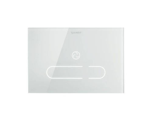 Duravit A.1 Клавиша смыва Plus, белое стекло с подсветкой. WD5013012060 Duravit A.1 Клавиша смыва Plus, белое стекло с подсветкой. WD5013012060