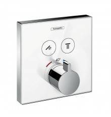 Hansgrohe ShowerSelect Смеситель для душа, встраиваемый, внешняя часть, Цвет: белый/хром. 15738400