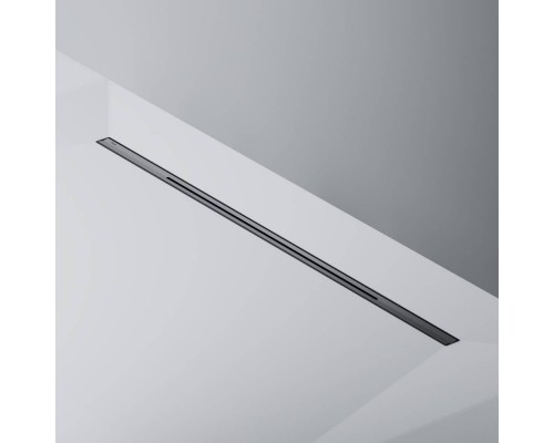W01SC-S11-100-05BM Трап для душа линейный, универсальный затвор Slim line, 100 см W01SC-S11-100-05BM Трап для душа линейный, универсальный затвор Slim line, 100 см