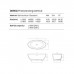 Dea Design Elegant Ванна 160x80x55см., отдельностоящая, Glasstek, прозрачная смола, цвет: Emerald R3. DD8643 1600 R3