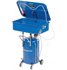 Установка для мойки деталей 50л с пневмо насосом и бочкой 65л