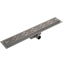 Душевой трап (лоток) Haiba HB91600-3 60 см, с решеткой и опорами, серый