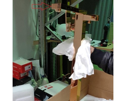 Bongio Line Смеситель напольный , излив 212 см, цвет розовое золото (уценен). 097440000,  67534OA0DPREU