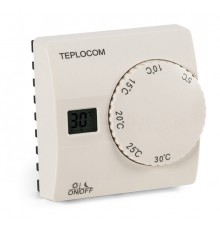 Термостат комнатный Бастион TEPLOCOM TS-2AA/8A. 911ТЕПЛОКОМ