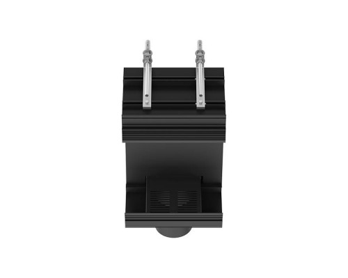 Gessi Binario Профиль линейный 250 мм, с подготовкой под систему ОВиК/HVAC, цвет: Black XL. 61031#299