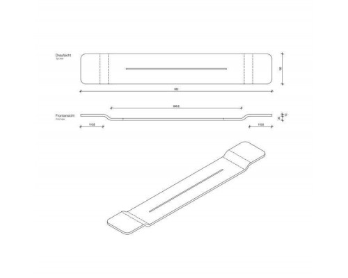 Decor Walther Black Stone WAN Полка для ванны 95x30 см, цвет: черный матовый. 0973160 Decor Walther Black Stone WAN Полка для ванны 95x30 см, цвет: черный матовый. 0973160