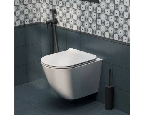 Kerama Marazzi Sfera Унитаз подвесной, безободковый, с крепежом, цвет: белый глянцевый. SF.wc.02 Kerama Marazzi Sfera Унитаз подвесной, безободковый, с крепежом, цвет: белый глянцевый. SF.wc.02