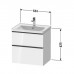 Duravit D-Neo Тумба с раковиной 63.4x45.2хh62.5см., с 2 ящиками, подвесная, цвет: белый матовый. 2367650000, DE435401818
