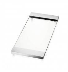 Decor Walther Tab 37 Лоток универсальный 37x17см, прозрачное стекло, настольный, цвет: хром. 0848802