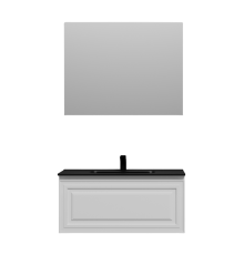 Мебель для ванной комнаты Sancos Very 90, bianco, раковина CN7002MB