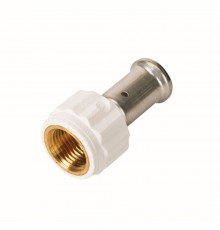 Муфта ВР, ПВДФ пресс (белая), 32x1 HENCO 18PKW-3206