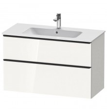 Duravit D-Neo Тумбочка подвесная 101х46.2x62.5см., раковина, 1 ящик цвет: белый высокоглянцевый. 2336100000,  DE436302222