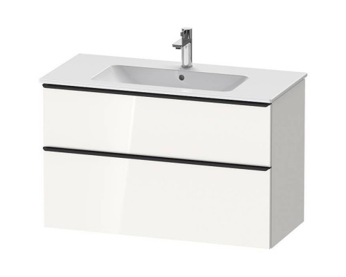 Duravit D-Neo Тумбочка подвесная 101х46.2x62.5см., раковина, 1 ящик цвет: белый высокоглянцевый. 2336100000,  DE436302222
