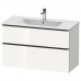 Duravit D-Neo Тумбочка подвесная 101х46.2x62.5см., раковина, 1 ящик цвет: белый высокоглянцевый. 2336100000,  DE436302222