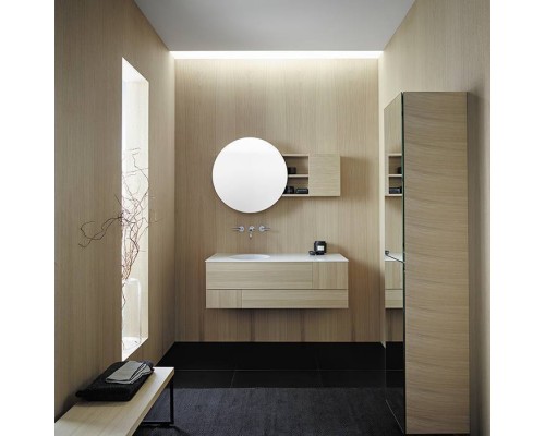 Burgbad Coco Зеркальный шкаф с подсветкой 120x70x17 см, цвет: дуб натуральный. SPIK120 L F2853