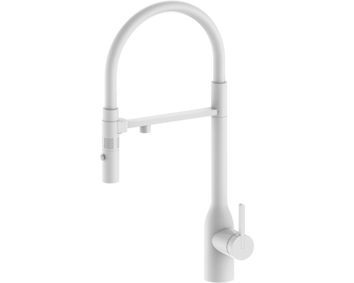 Смеситель для кухни Paulmark Magneto One Ma213188-WH белый Смеситель для кухни Paulmark Magneto One Ma213188-WH белый