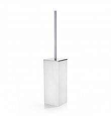 3SC Mood White Туалетный ёршик, напольный, композит Solid Surface, цвет: белый матовый/хром. MW17ASL