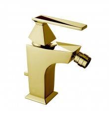 Nicolazzi Vincent Смеситель для биде на 1 отверстие, с донным клапаном, цвет: English Gold. 3003GF35