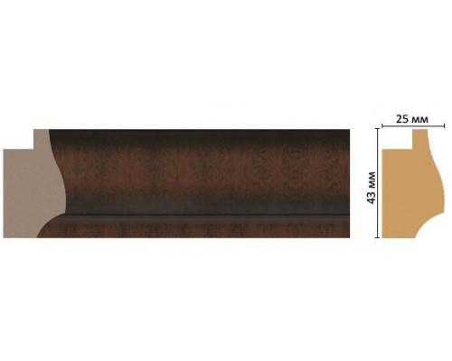 Багет DECOMASTER FM20-1 (43*25*2850мм) Багет DECOMASTER FM20-1 (43*25*2850мм)