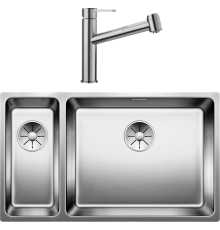 Комплект Мойка кухонная Blanco Andano 500/180-U R + Смеситель Ambis-S 523119